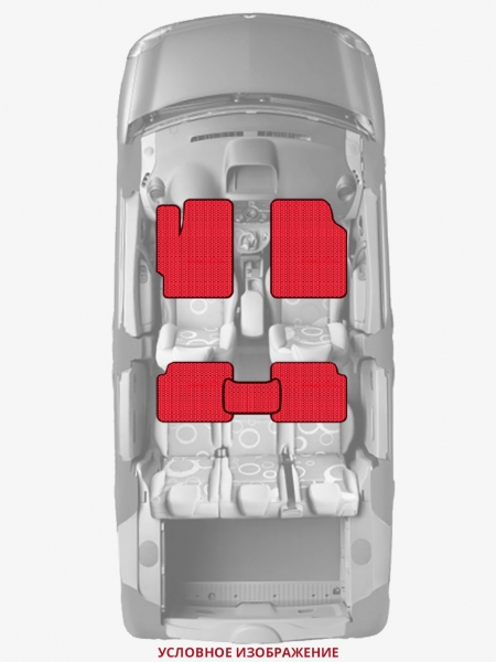 ЭВА коврики «Queen Lux» стандарт для Honda Accord (8G)
