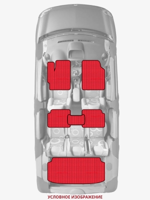 ЭВА коврики «Queen Lux» комплект для Citroen C3 (2G)